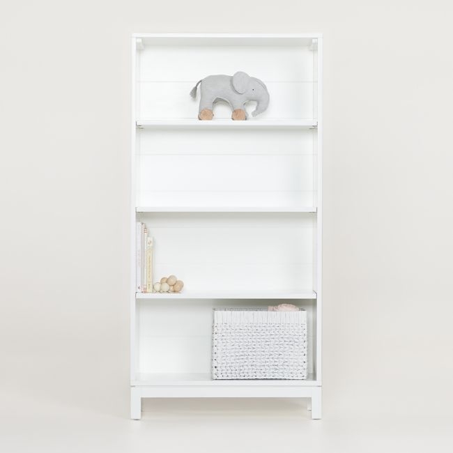 Parke White Bookcase - Image 0