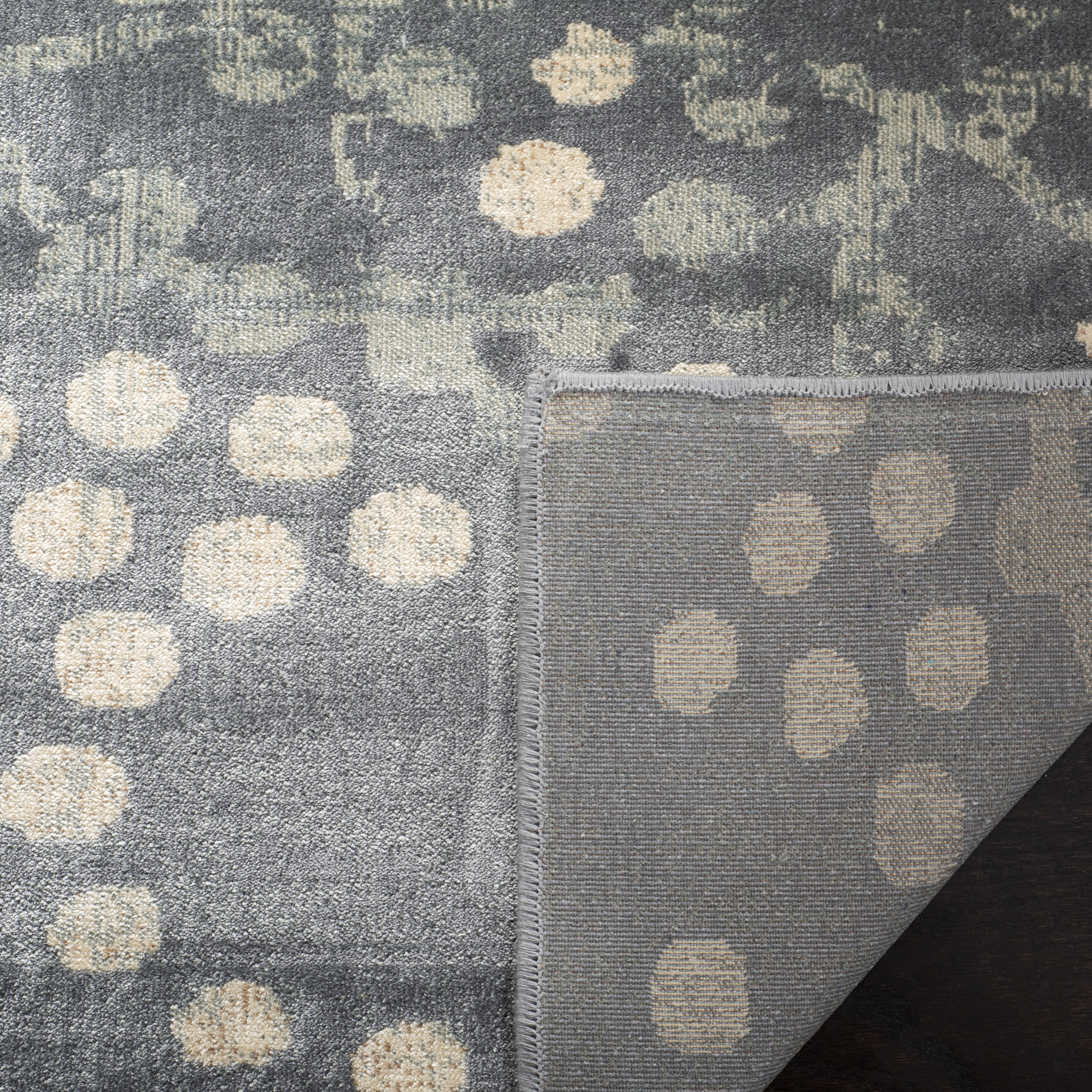 Arlo Home Woven Area Rug, CNV750-2770, Grey/Multi,  3' 3" X 5' 7" - Image 2