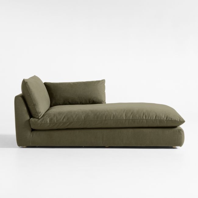 Unwind Slipcovered Right-Arm Chaise Lounge - Image 0