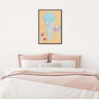 Food And Cuisine 'Colorful Snacks' Ice Cream And Milkshakes By Oliver Gal Wall Art Print - Image 0