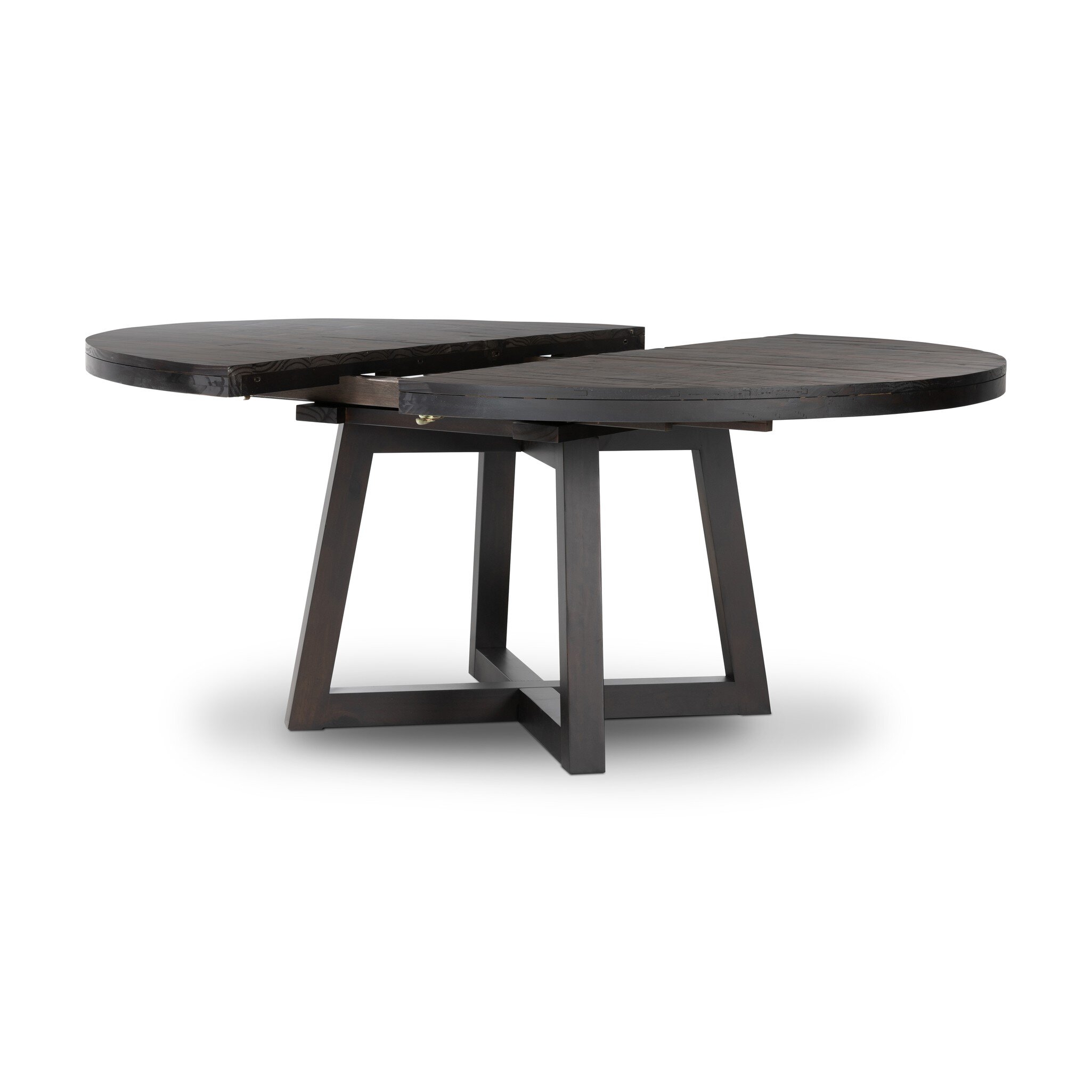 Eberwin Round Ext Dining Table - Dark Carbon - Image 6