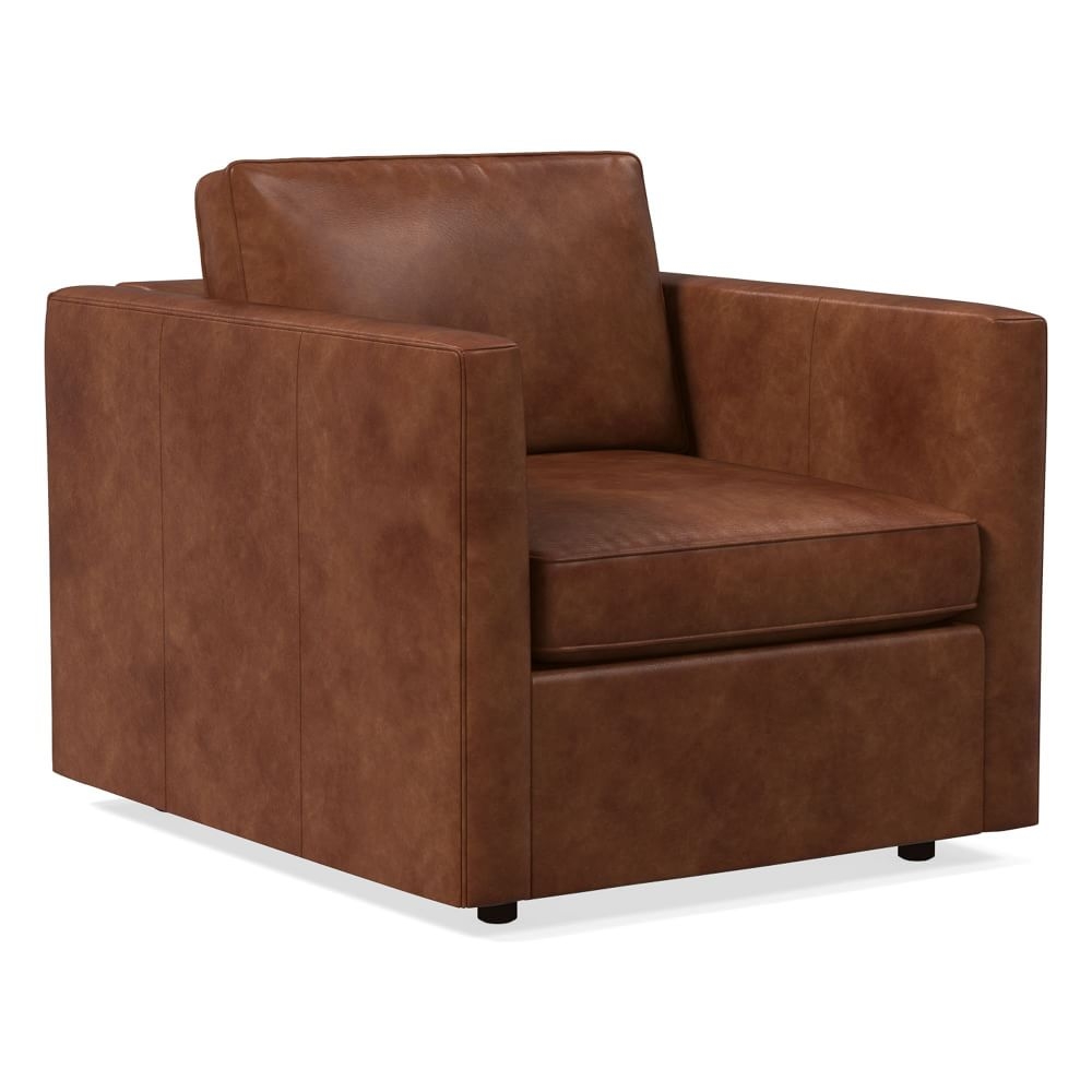 Harris Chair, Poly, Weston Leather, Molasses - Image 0