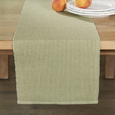Striped 100% Cotton Table Runner - Image 0