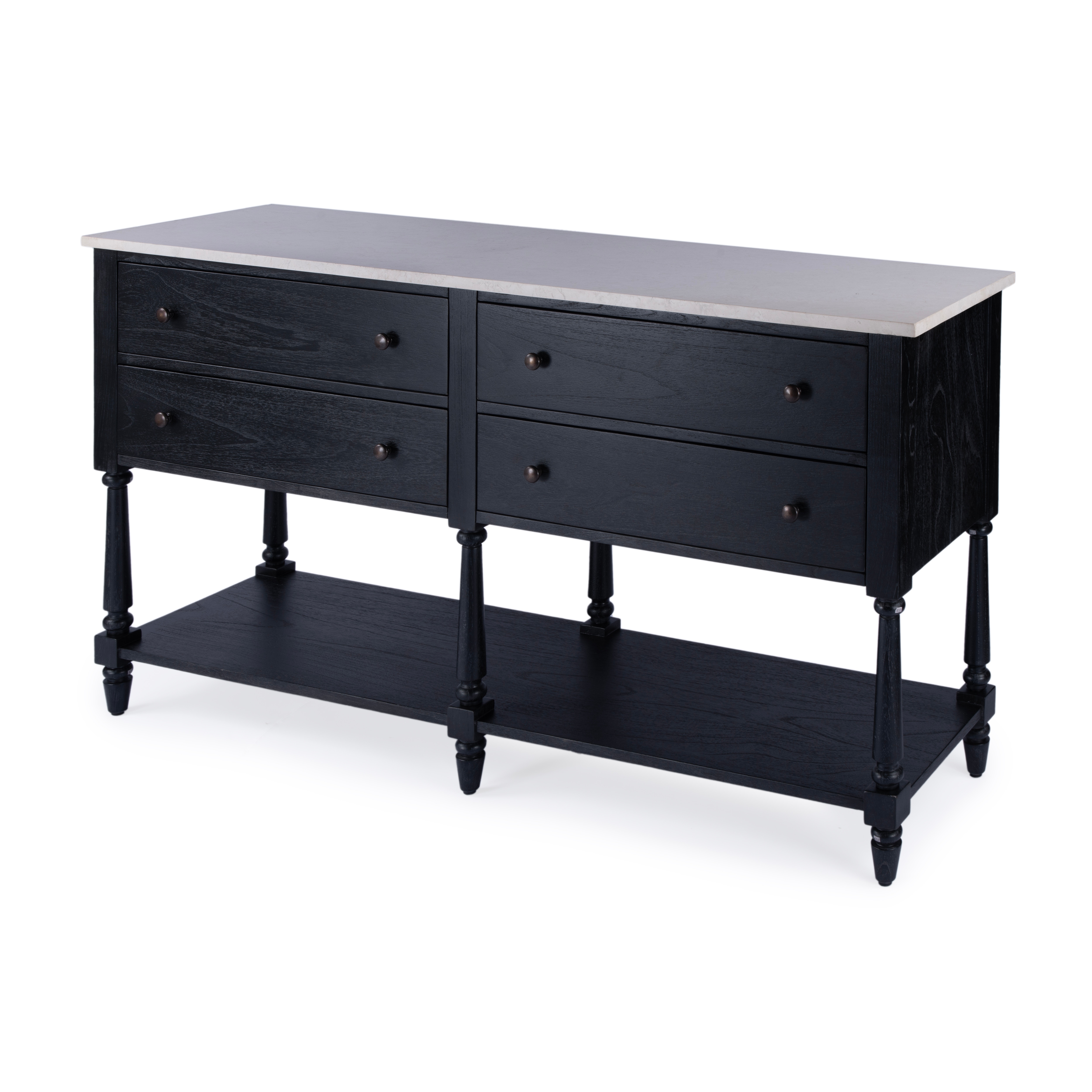 Danielle Washed Black Sideboard - Image 0