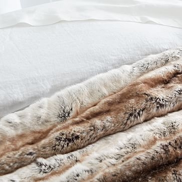 Belgian Linen Duvet Bedding, King/Cal. King, White - Image 1