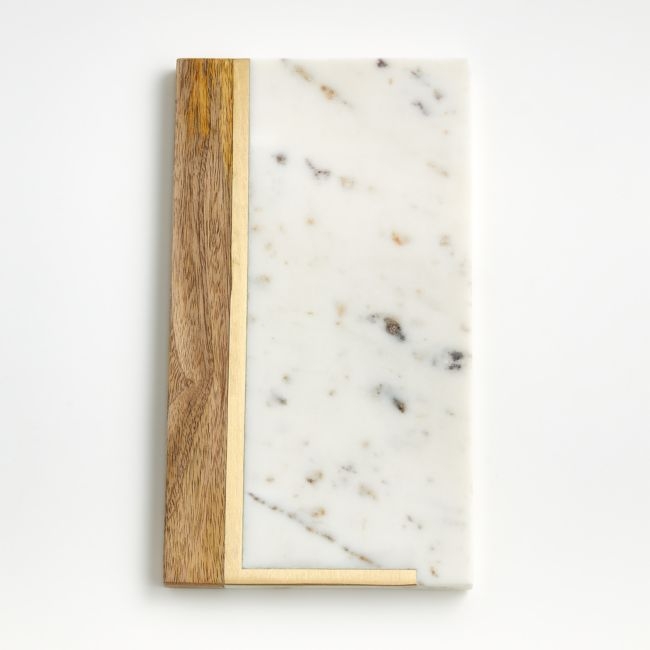 "L" Monogrammed Serving Board - Image 0