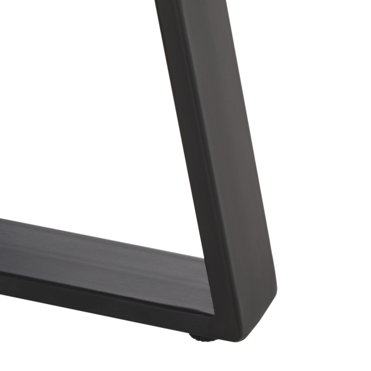 Guenon Round Accent Table - Grey Marble / Black - Safavieh - Image 2