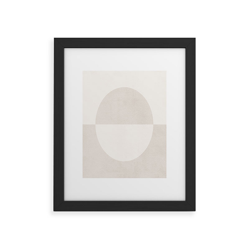 Round by almostmakesperfect - Framed Art Print Classic Black 24" x 36" - Image 0