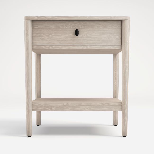 Gia Nightstand, Pickled Oak - Image 0
