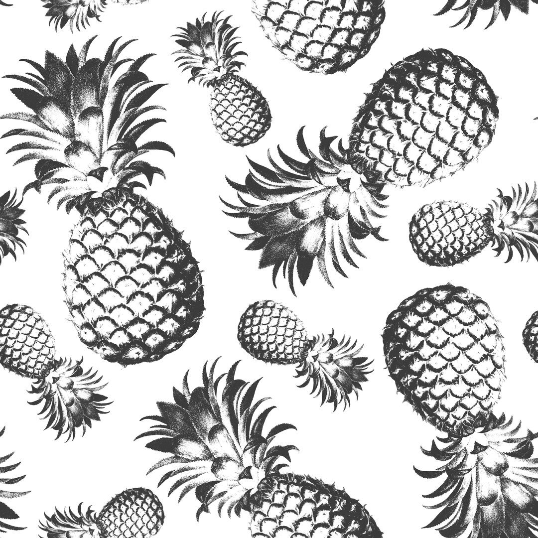 "Soicher Marin Pineapple Paradise 33' L x 20.5"" W Wallpaper Roll" - Image 0