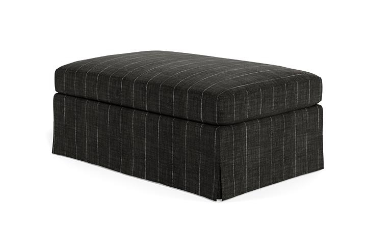 Sloan Slipcovered Ottoman - Image 2