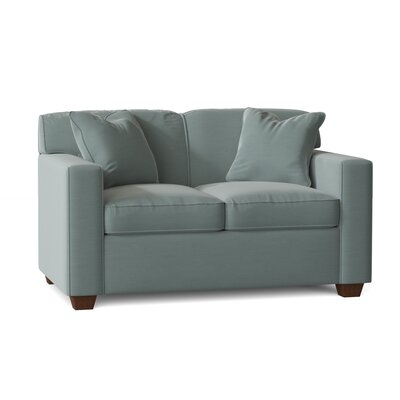57" Square Arm Loveseat with Reversible Cushions - Image 0