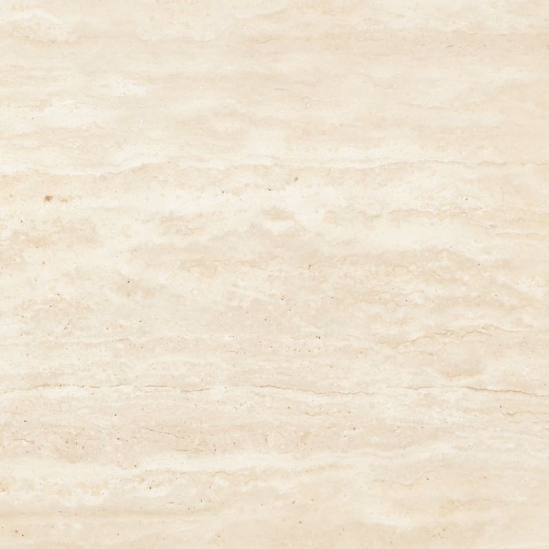 Crescent 46" Square Travertine Coffee Table - Image 3