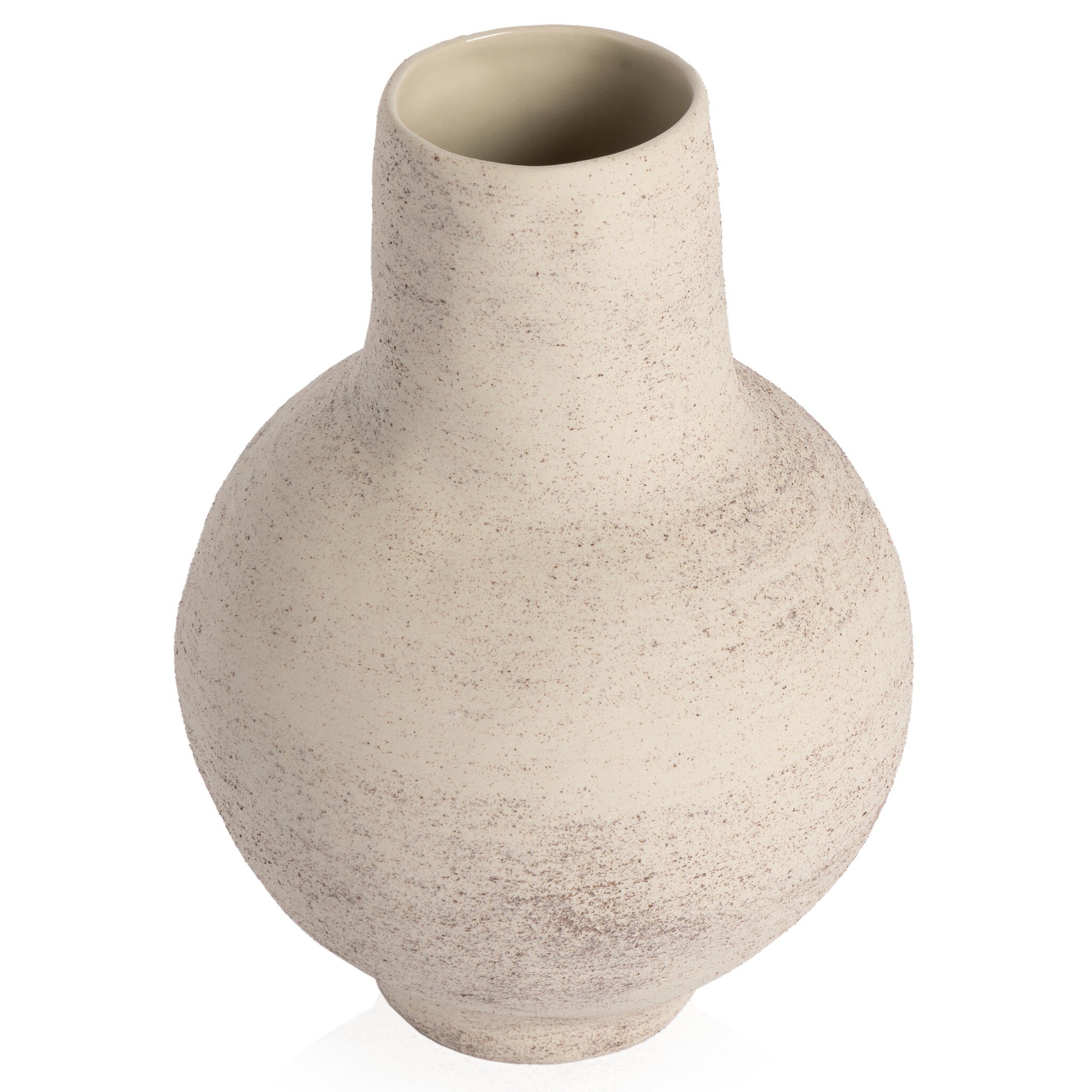 Arid Round Vase - Distressed Cream - Image 6
