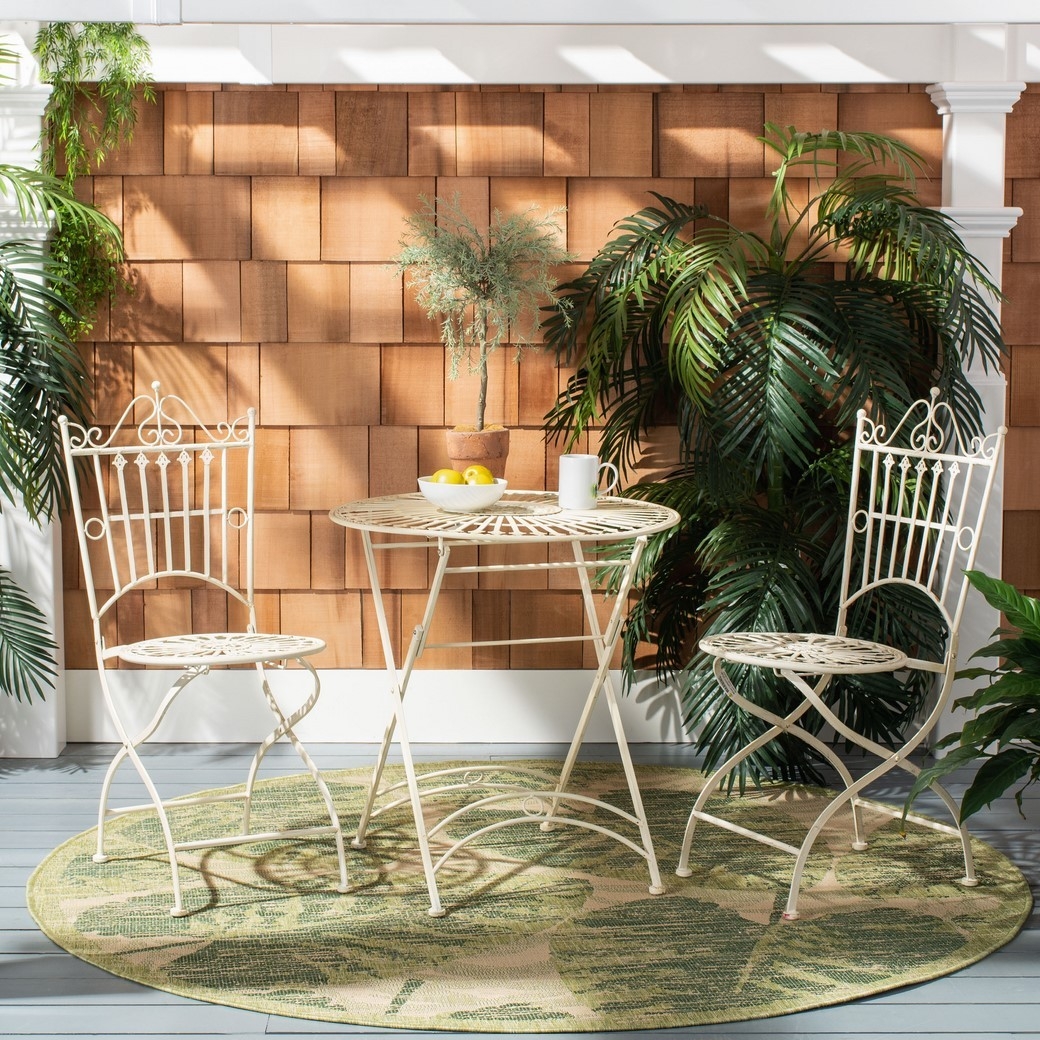 Belen Bistro Set - Pearl White - Safavieh - Image 1