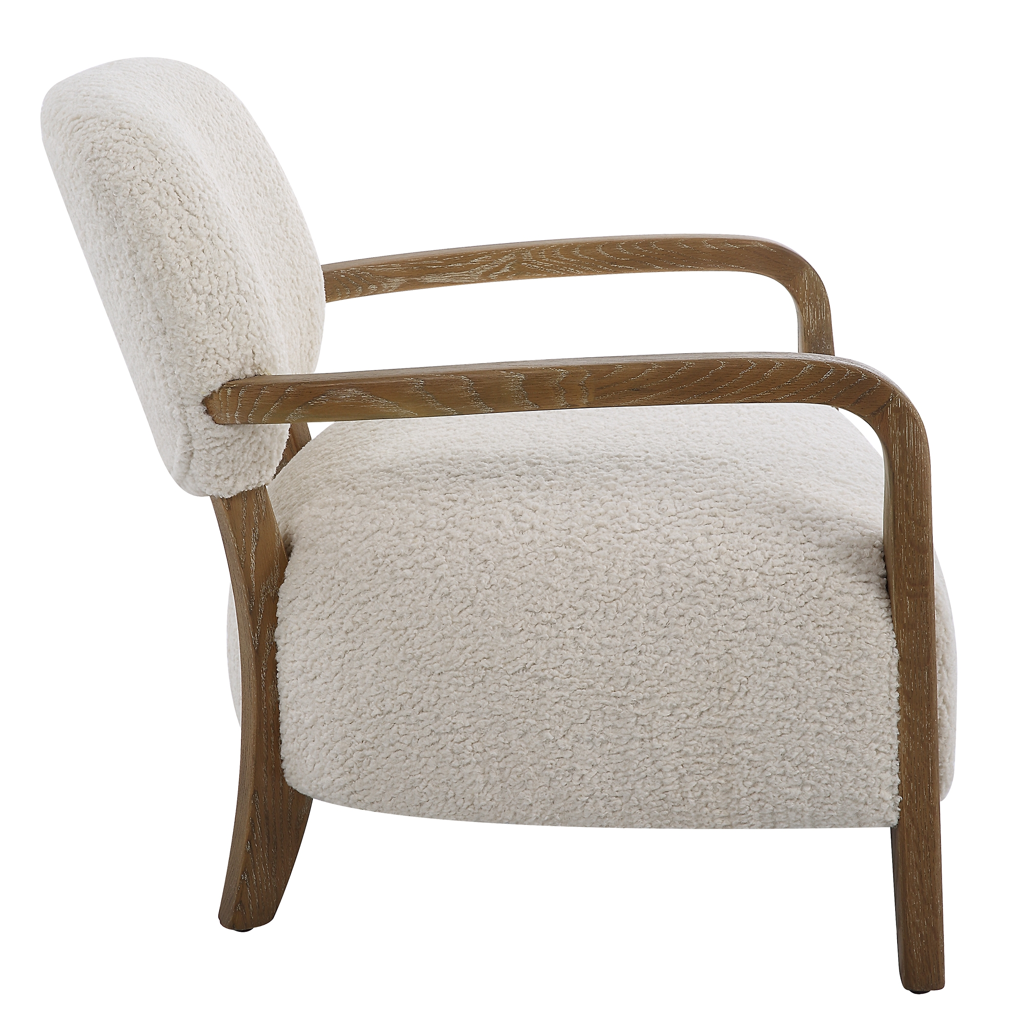 Telluride Natural Shearling Accent Chair - Image 5
