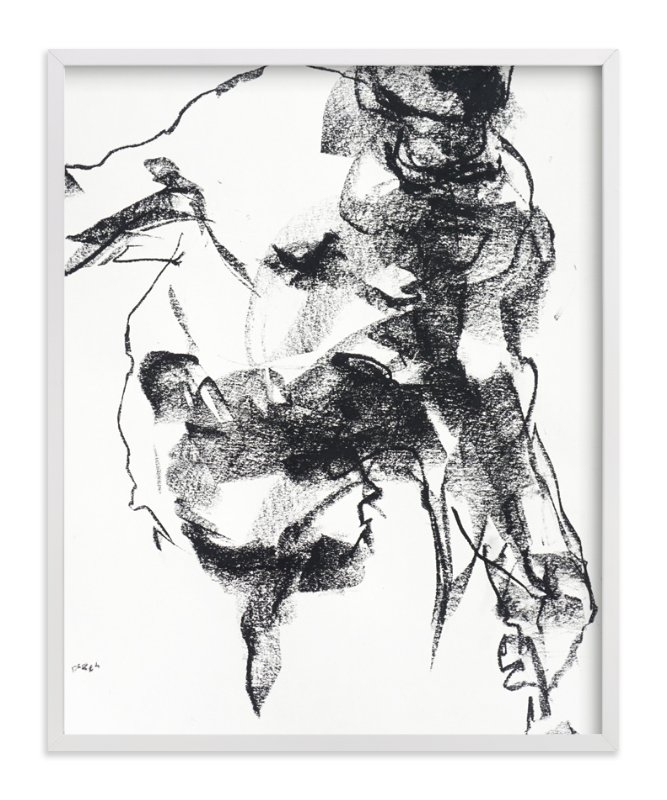 Drawing 264 - Gesturing Man Limited Edition Fine Art Print 1 - Image 0