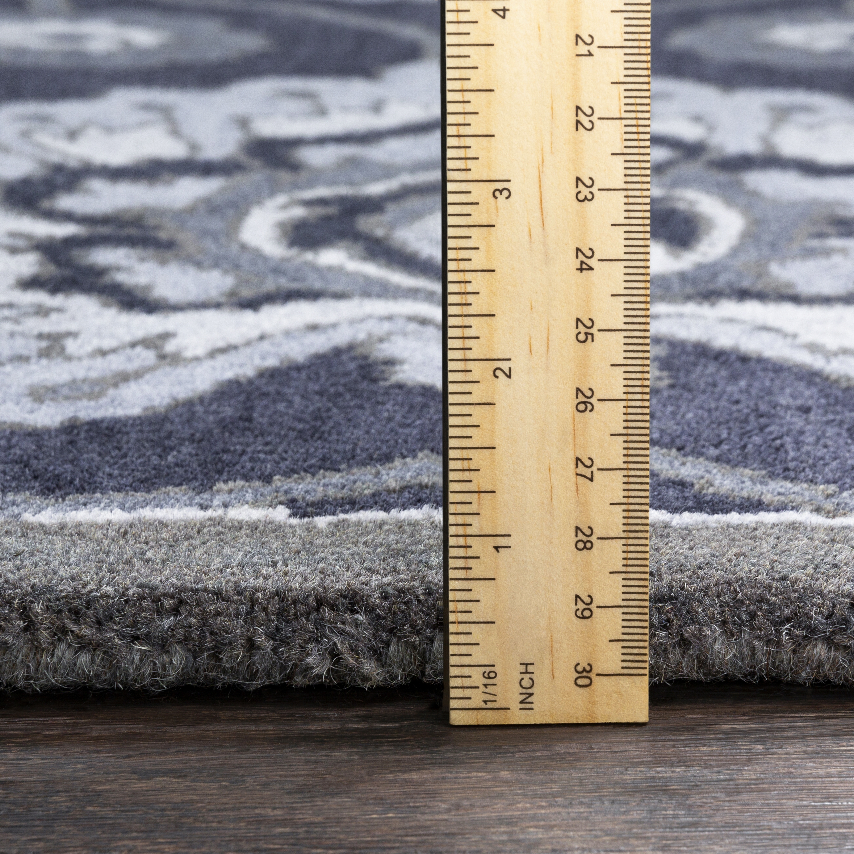Livabliss Caesar Blue Indoor 8' x 8' Handmade Rug - Image 5