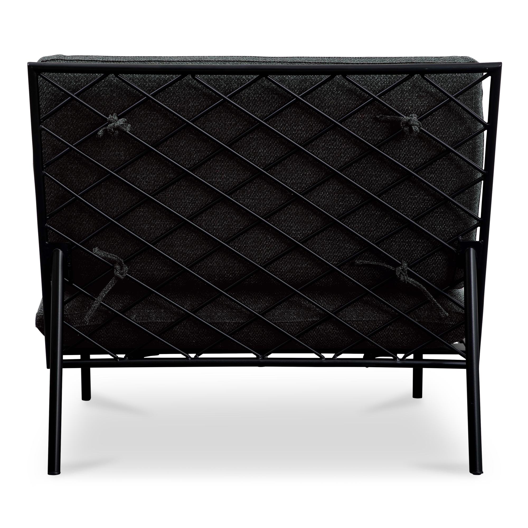 Salma Outdoor Accent Chair Speckled Charcoal - Image 4