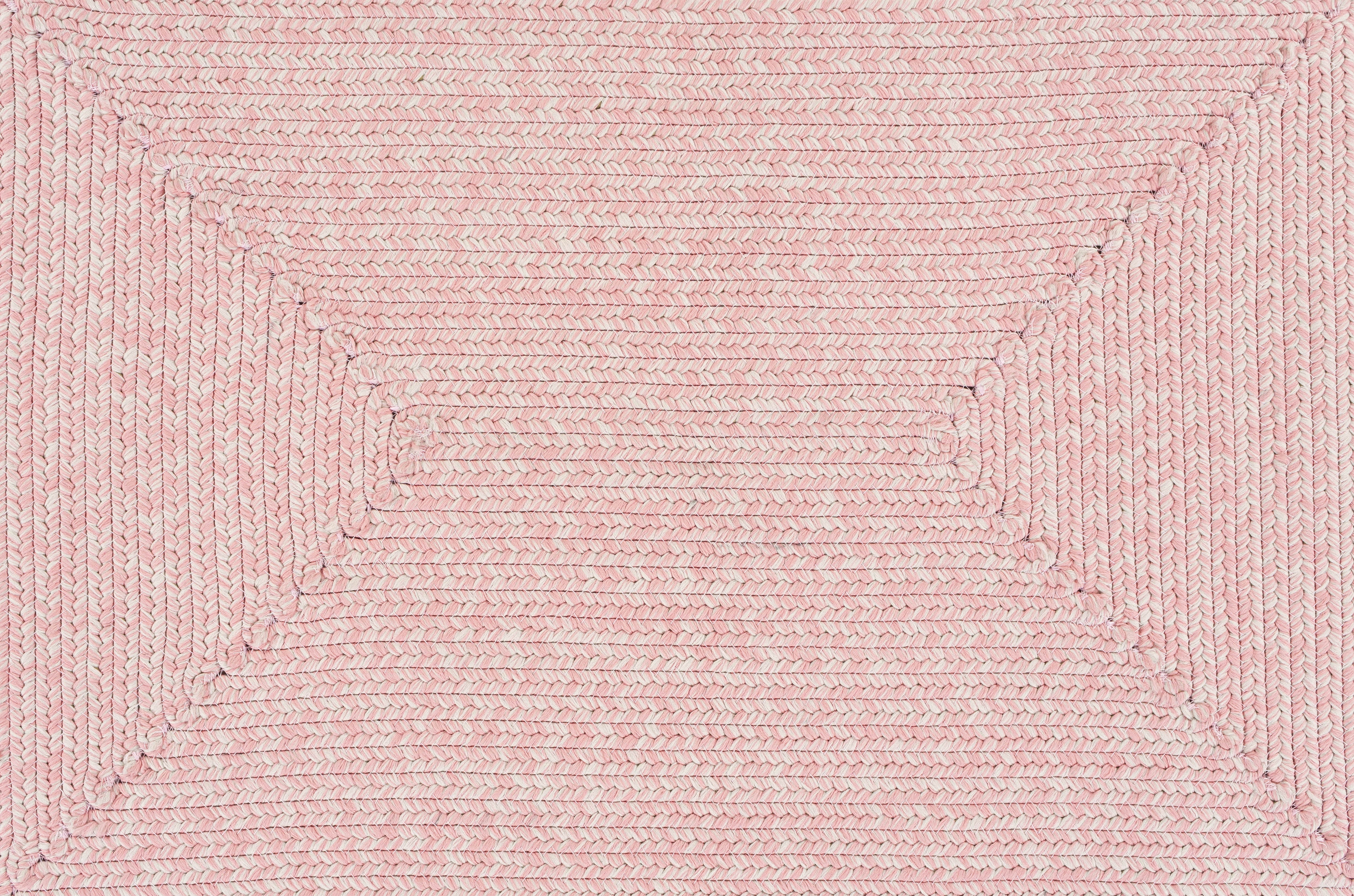 Chesapeake Bay Pink Outdoor 6' x 9' Machine Woven Rug - Image 5