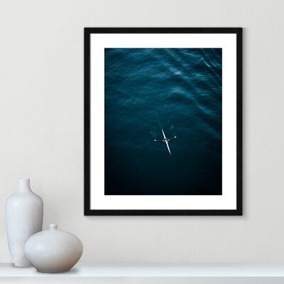 Rowing Solo - Picture Frame Photograph on Paper - Image 0