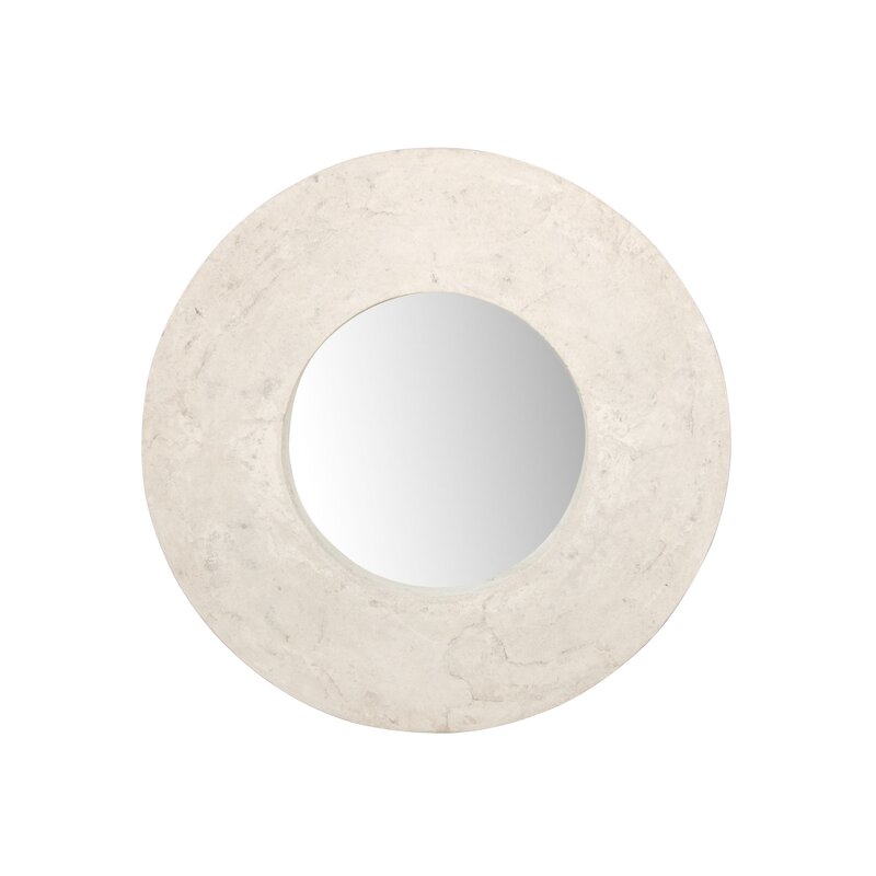 Phillips Collection Stonecast Modern & Contemporary Wall Mirror - Image 0