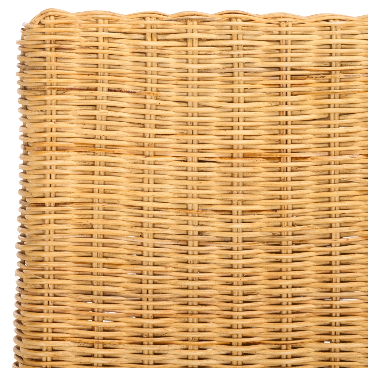 Sanibel Side Chair W/ Cushion - White / Natural - Safavieh - Image 1