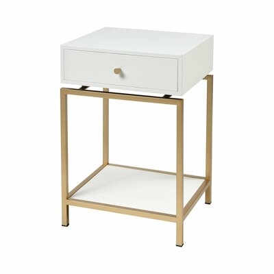 Birdwell 4 Leg End Table with Storage - Image 0