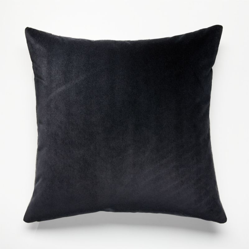 20" Rivata Grey Pillow with Feather-Down Insert - Image 2