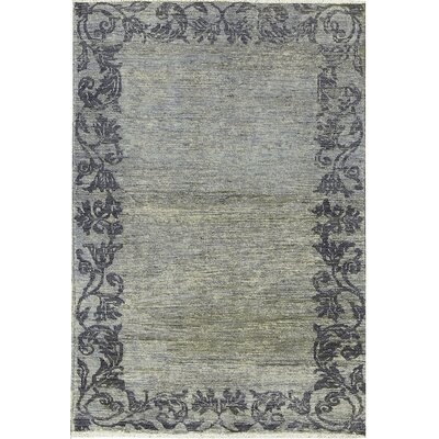 One-of-a-Kind Hand-Knotted Dusk 3'11" x 5'8" Wool Area Rug - Image 0