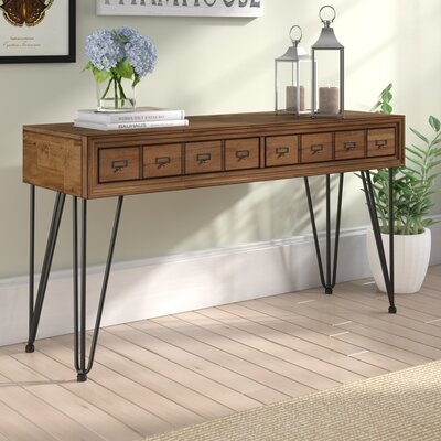 Hannerose 54'' Solid Wood Console Table - Image 0