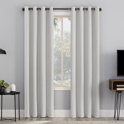 Channing Solid Max Blackout Thermal Grommet Single Curtain Panel - Image 0