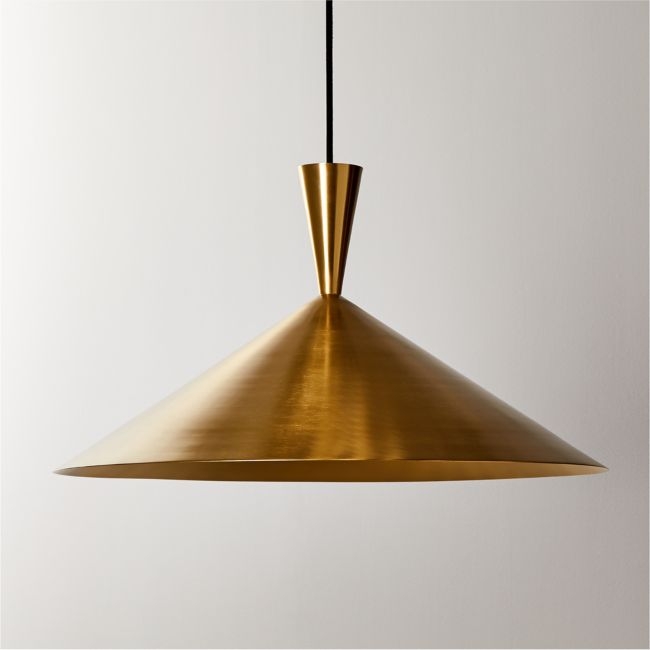 Exposior Brass Pendent Light Model 2027 - Image 0