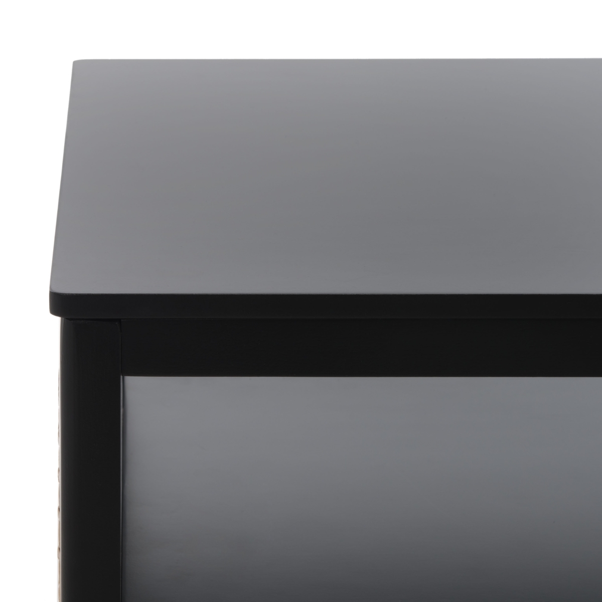 Miya Coffee Table - Black / Natural - Safavieh - Image 2