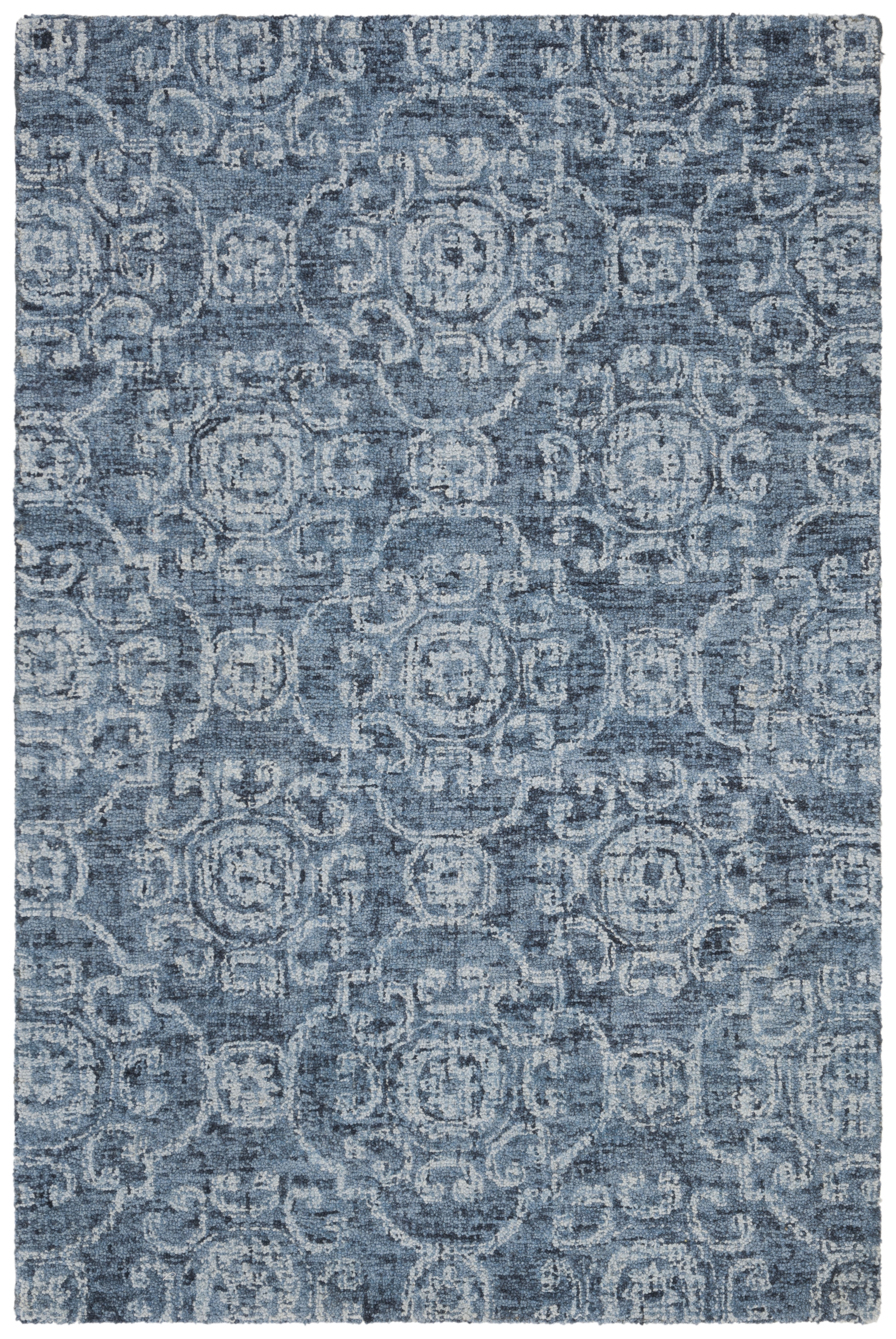 Arlo Home Hand Tufted Area Rug, ABT207A, Blue,  4' X 6' - Image 0