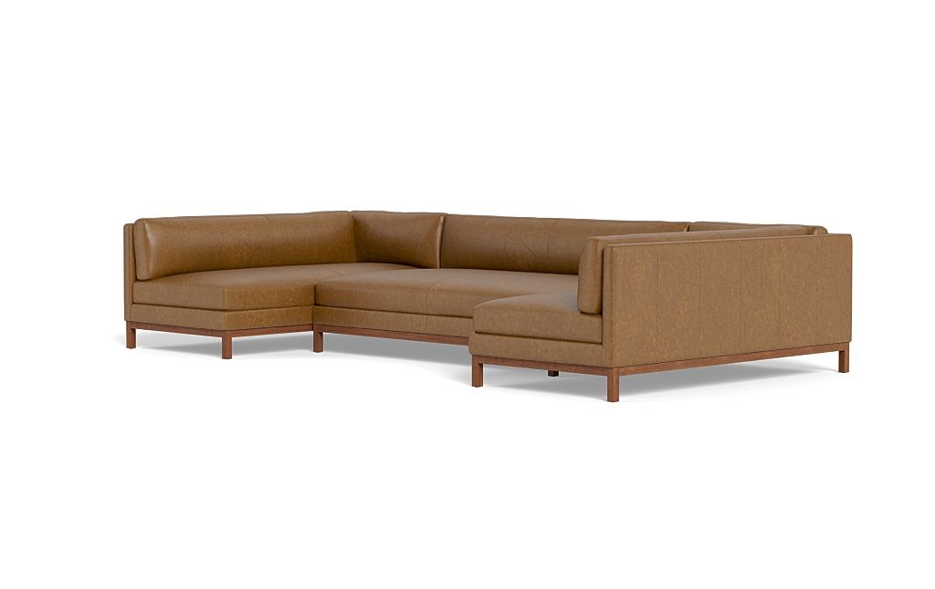 Jasper Leather U-Chaise Sectional - Image 2