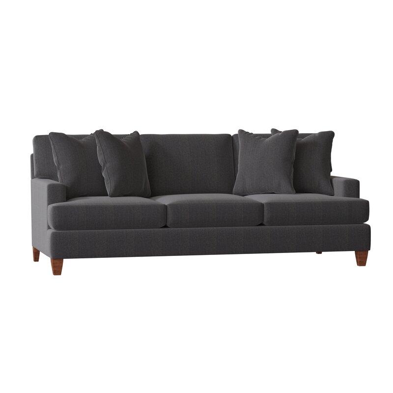 Bernhardt Mila 92"" Recessed Arm Sofa with Reversible Cushions - Image 0