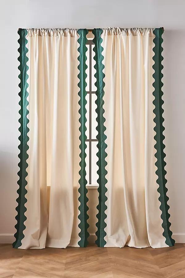 Scalloped Cotton Curtain - Image 0