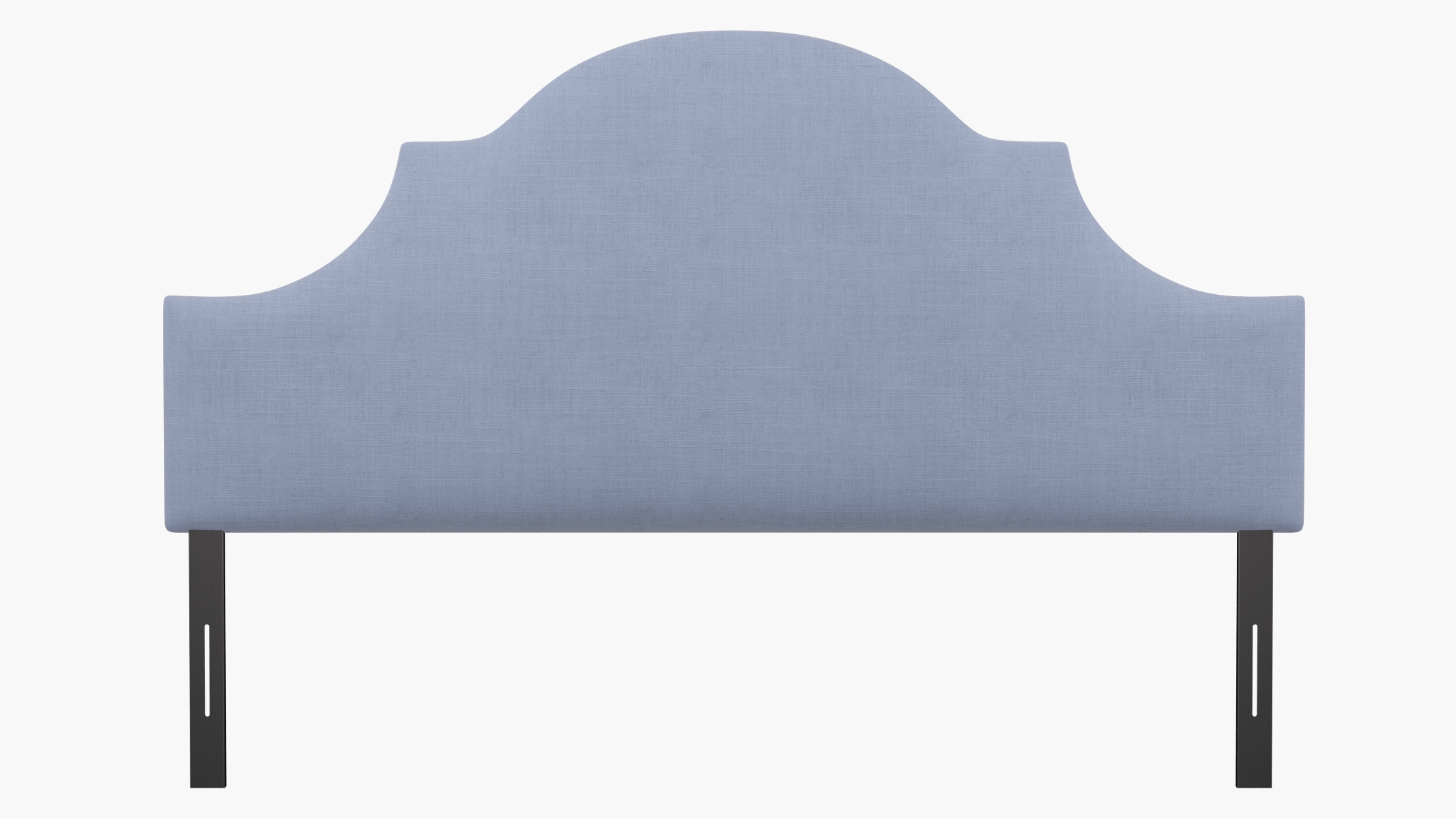 Regency Headboard, Denim Everyday Linen, King - Image 1