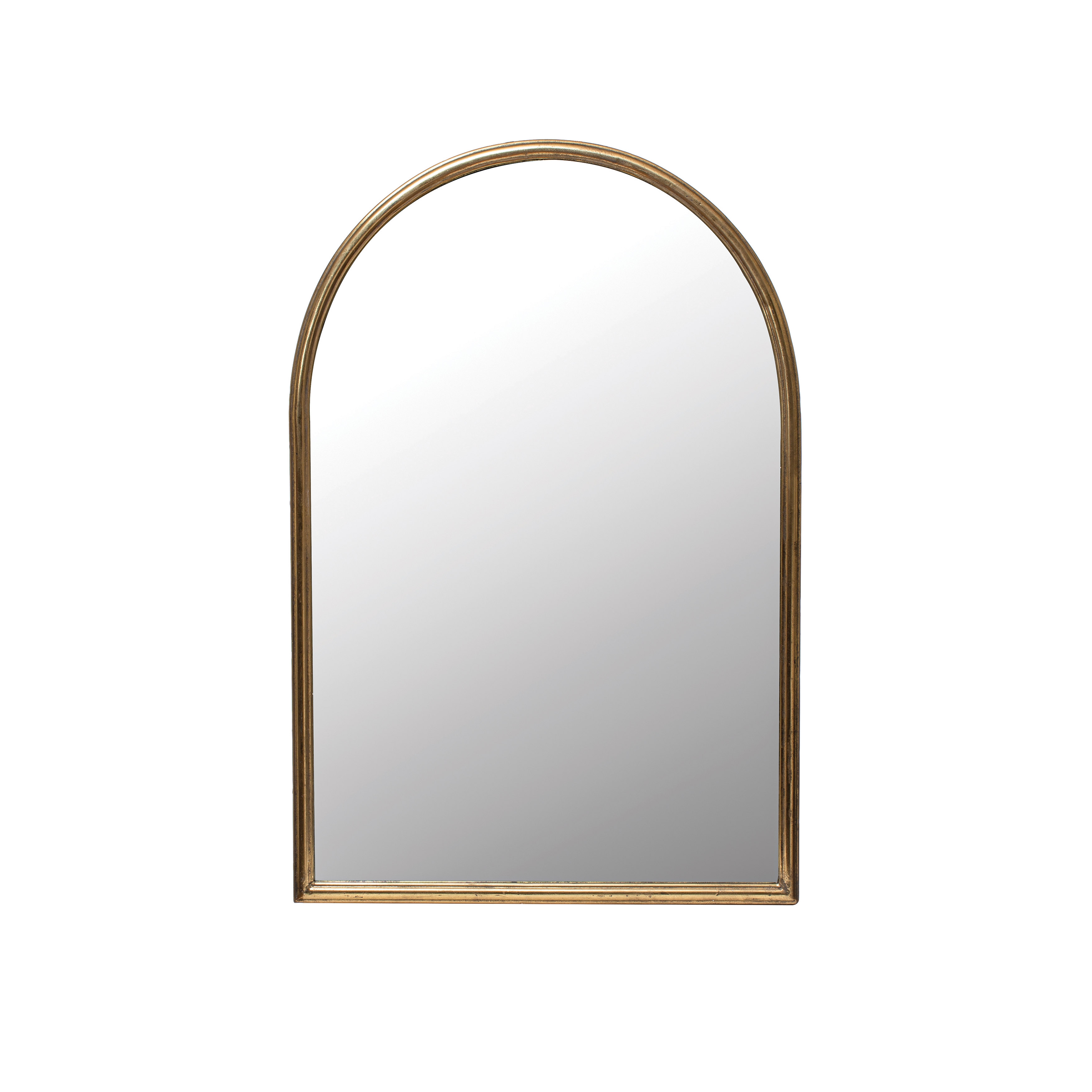 Jacquotte Arched Mirror, Antique Gold - Image 0