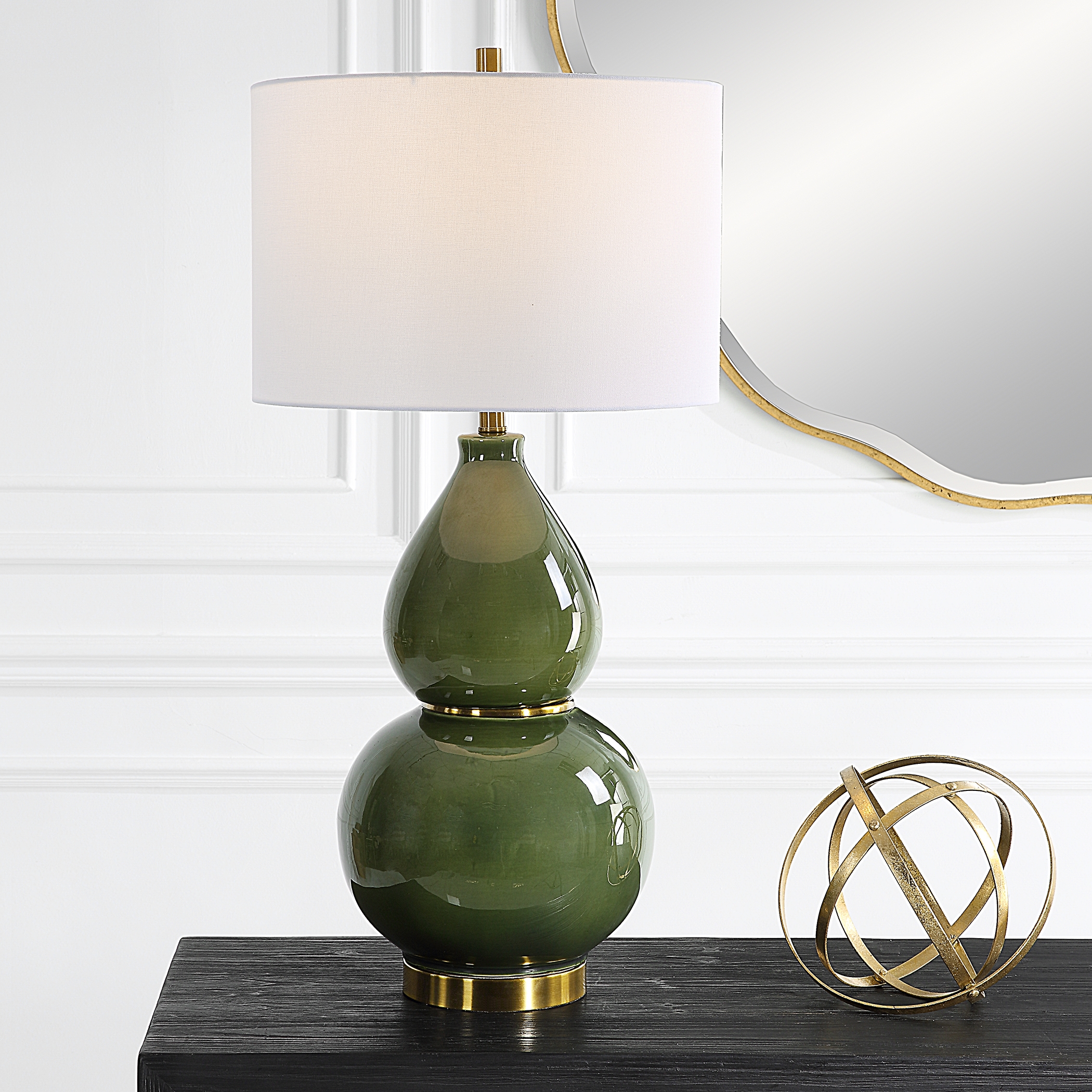 Gourd Green Table Lamp - Image 2
