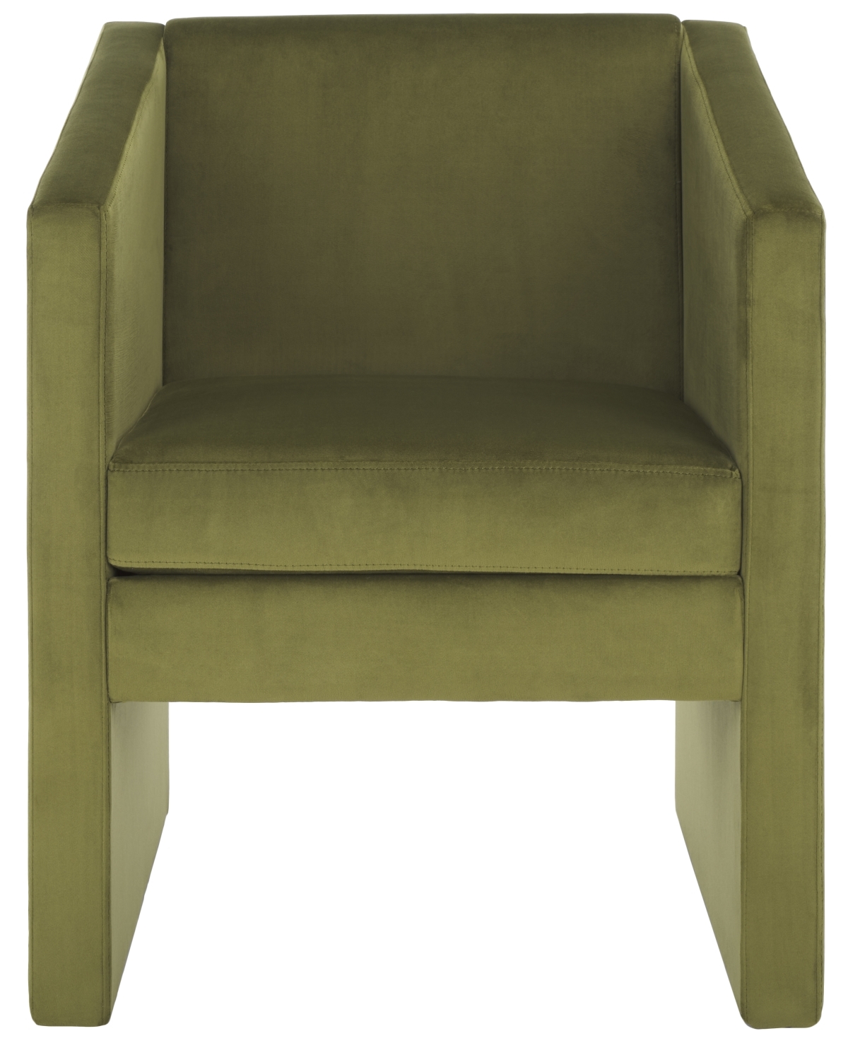 Ylva Accent Chair - Olive Green - Safavieh - Image 0