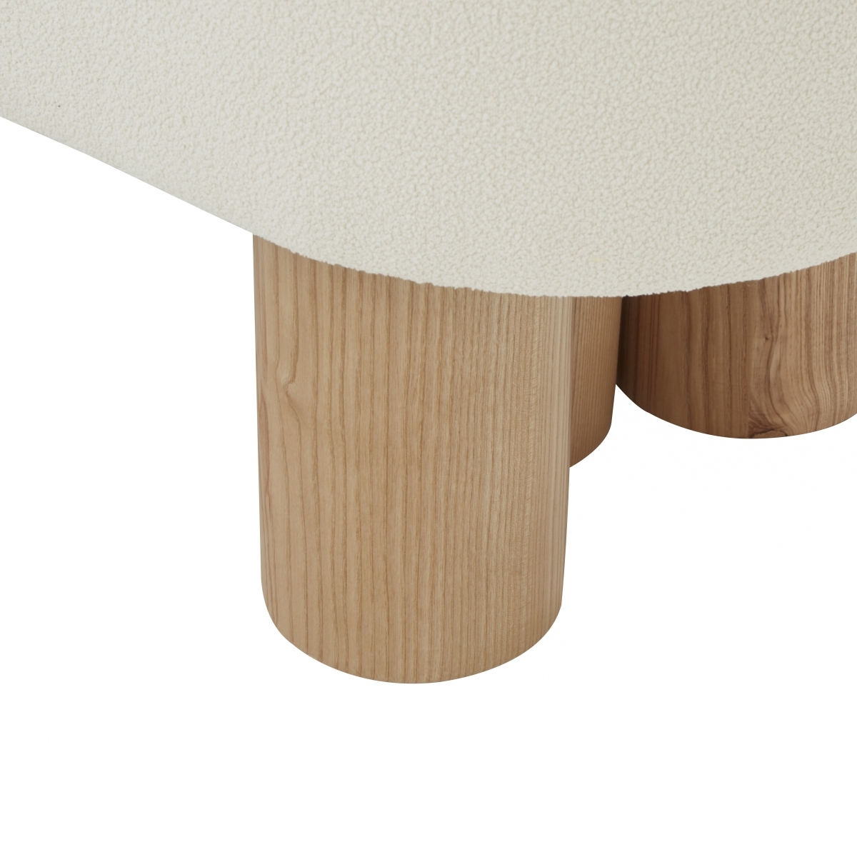 Katianna Boucle Bench - Ivory/Natural - Image 2