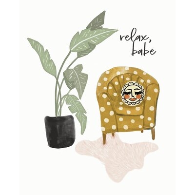 Relax Babe Print On Canvas - Image 0