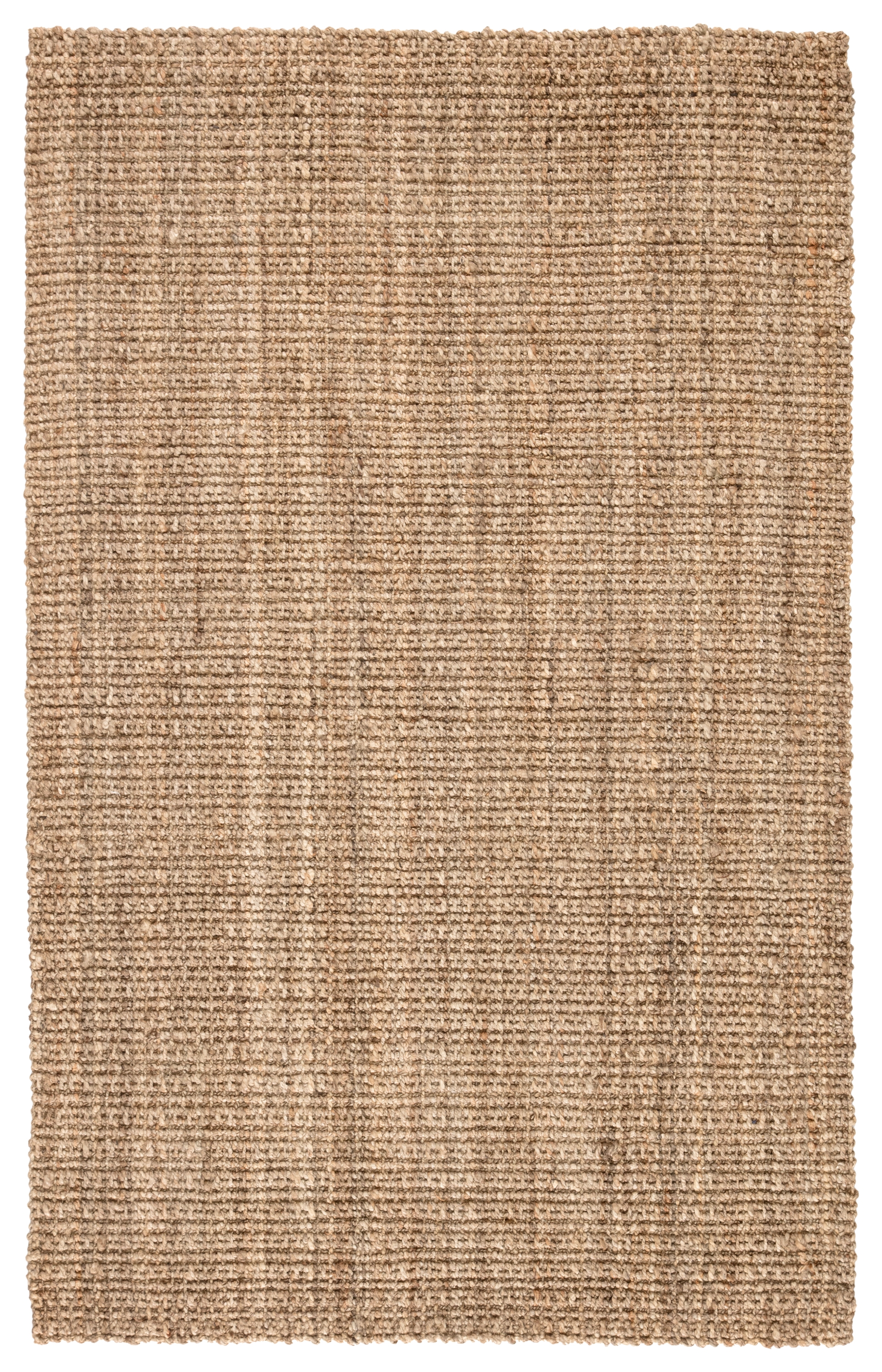 Achelle Natural Solid Taupe Area Rug (8' X 10') - Image 0