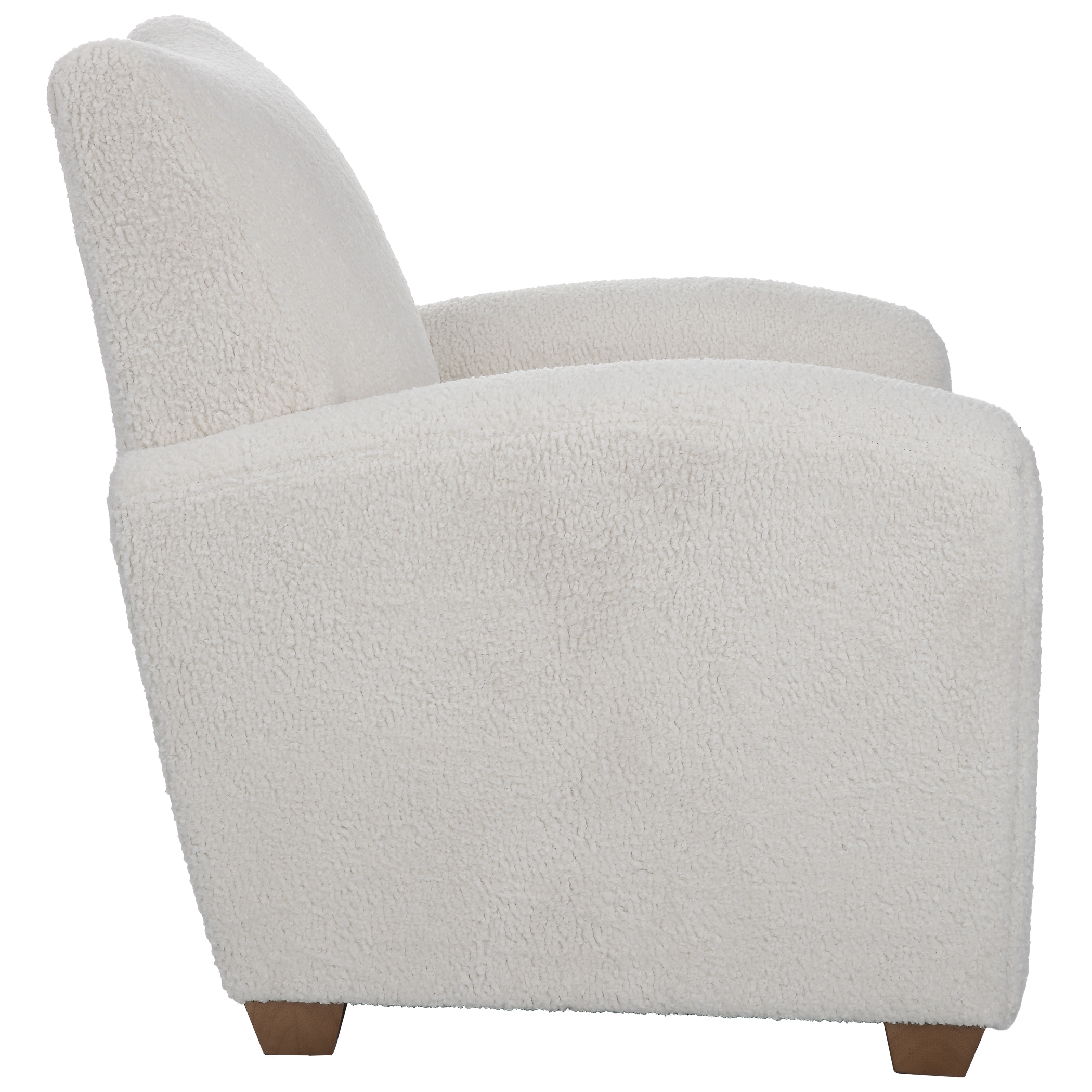 Teddy White Shearling Accent Chair - Image 5