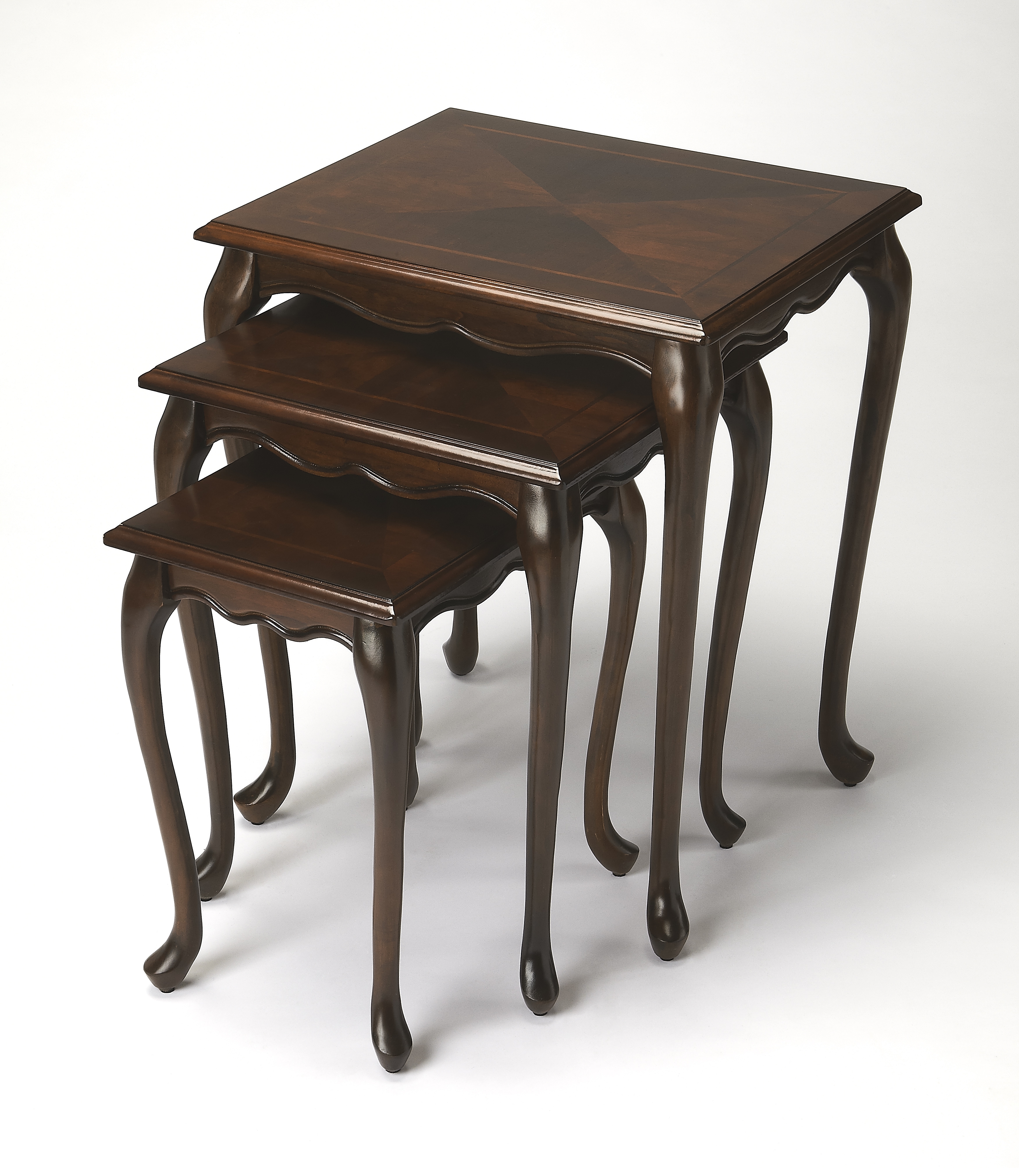 Thatcher Cherry Nesting Tables - Image 0