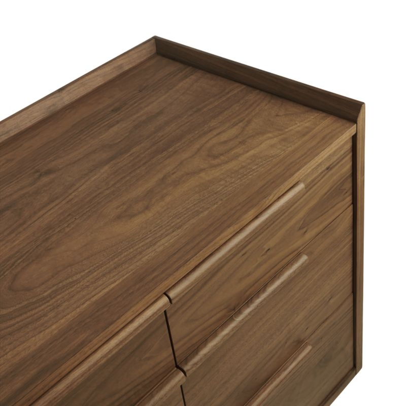 Tate Walnut 9-Drawer Dresser - Image 8