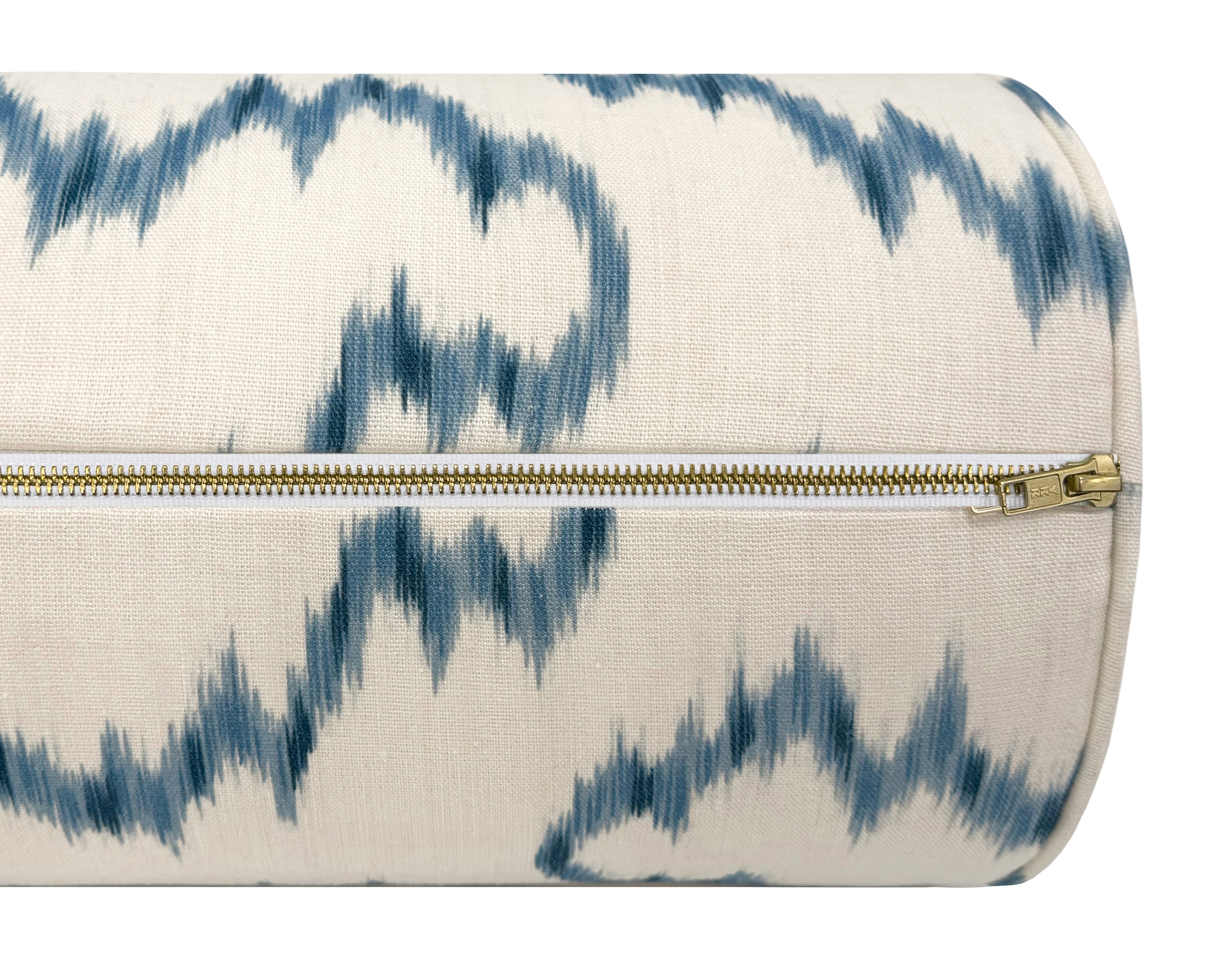 THE BOLSTER :: MALLORCAN IKAT // DELFT | LEE JOFA - TWIN // 9" X 24" - Image 5