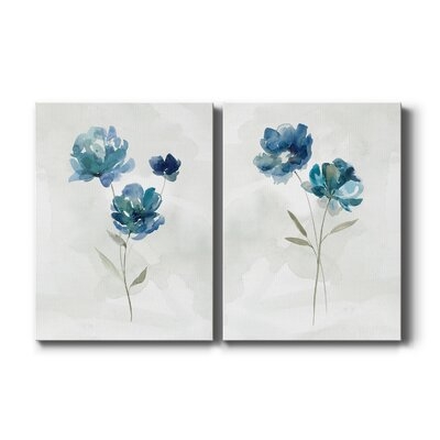  Blue Botanical I-Premium Framed Canvas - Ready To Hang - Image 0